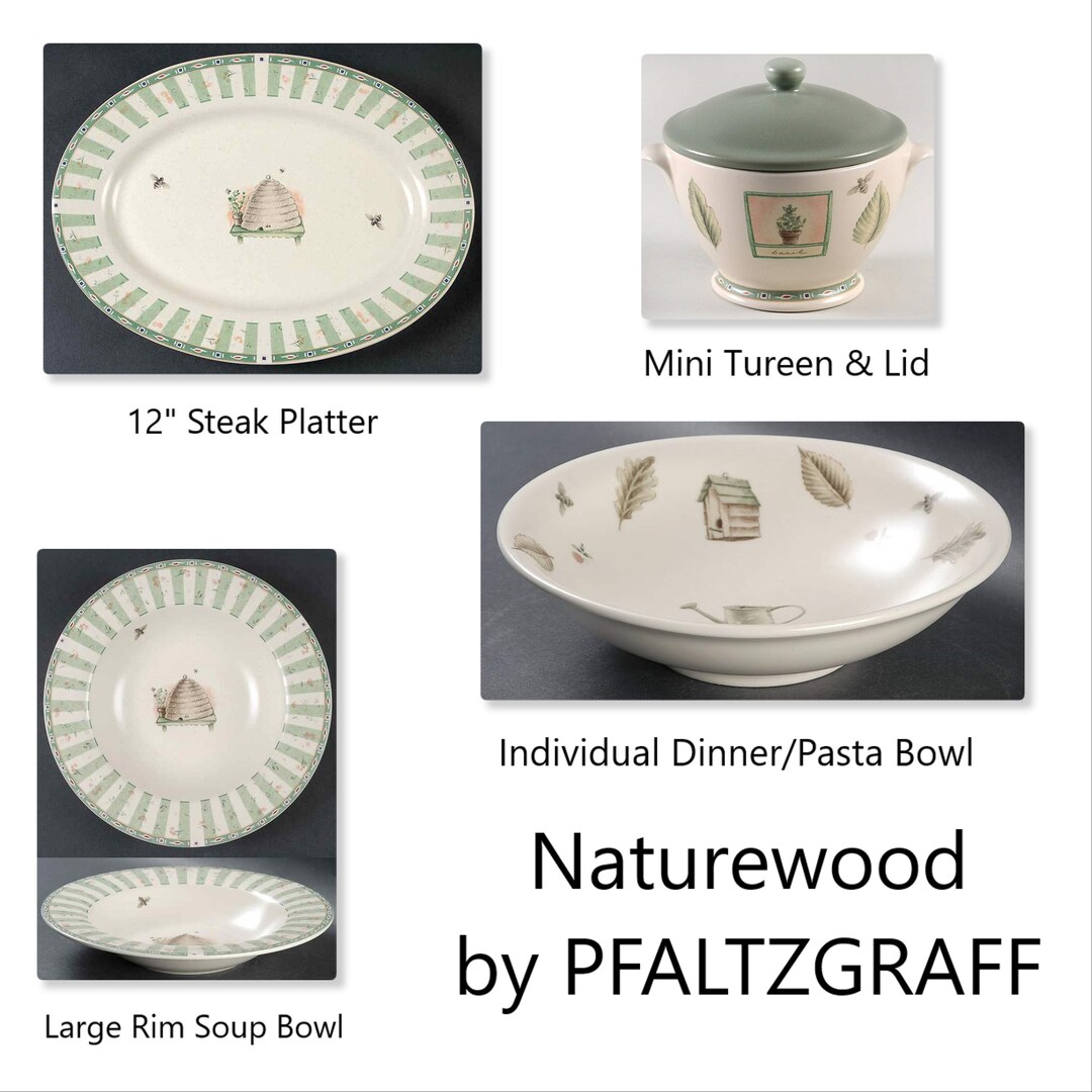 Pfaltzgraff Heirloom Stoneware Creamer Old Castle Mark made in USA (4.5 inches