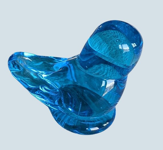 Vintage Blue Bird of Happiness; Light Purple Bird - EX - Ships