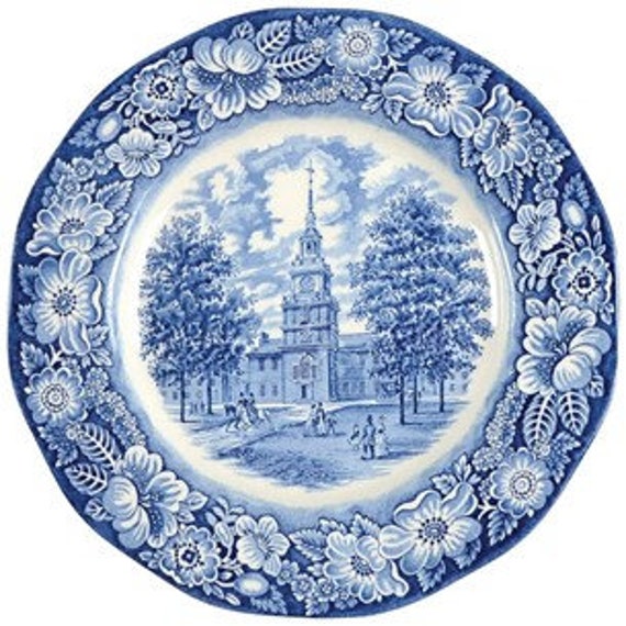 Liberty 2025 blue dinnerware