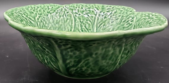 Olfaire MAJOLICA Ceramic Green Cabbage 10