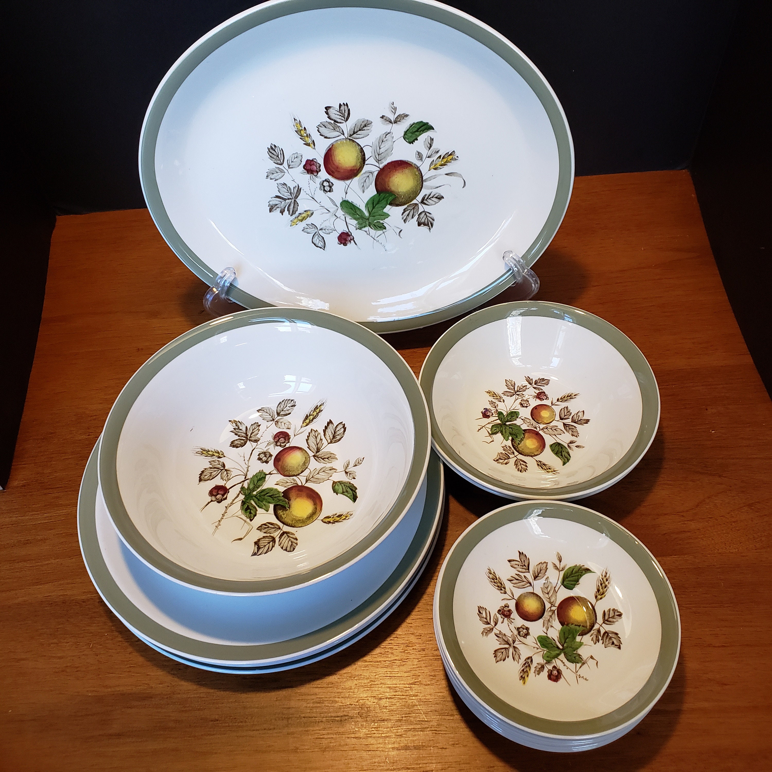 Lot De 2 Assiettes Anciennes Alfred Meakin Hereford 22,7cm – État Impeccable