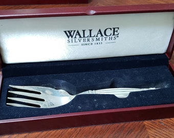 Wallace Silversmiths Since 1835 Serving Fork in Original Wooden