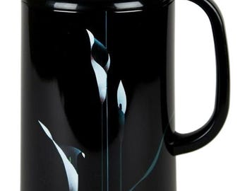 Opus Black MIKASA - Galleria, Cala sobre Negro - Cuencos para Servir - Sal - Pimienta - EX - Envío Gratis