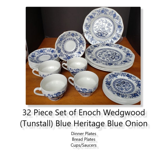 Replacement Pieces of Enoch Wedgwood (tunstall) Blue Heritage Blue