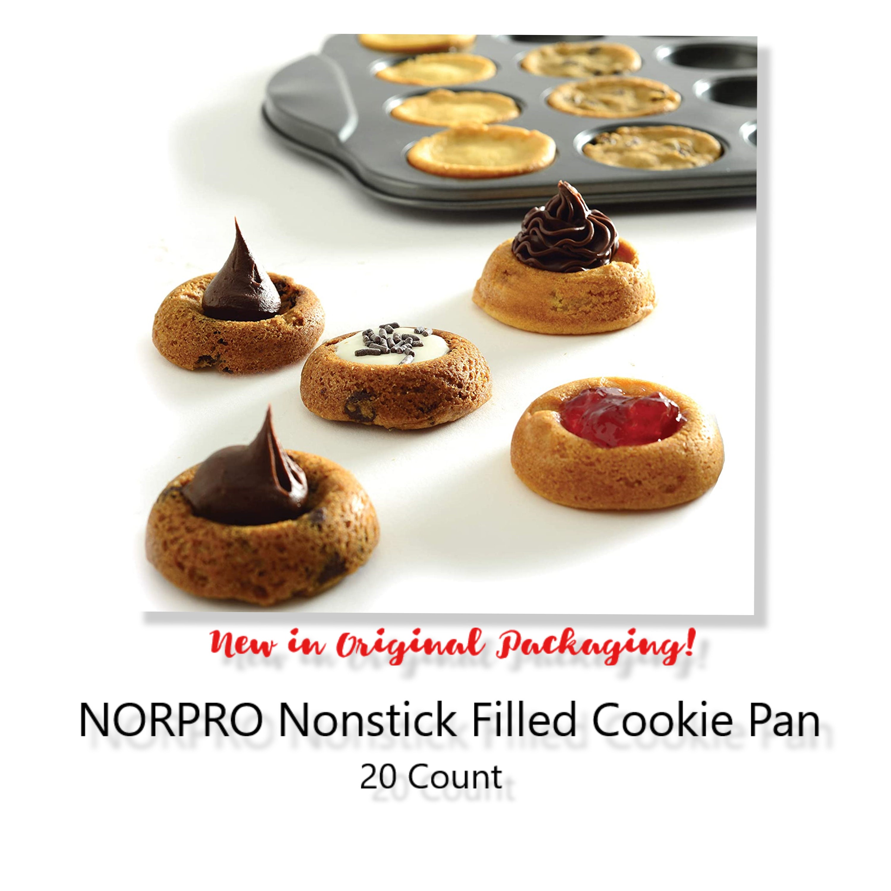 Norpro 1.25 in Round Nonstick Aluminum Cake Pan 