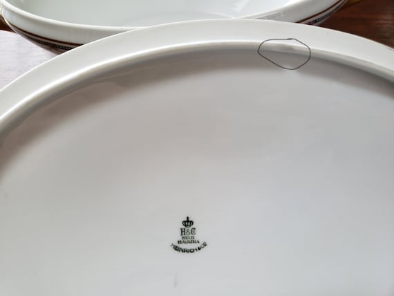 Heinrich H & Co Selb Bavaria Germany Navarre Covered Oval