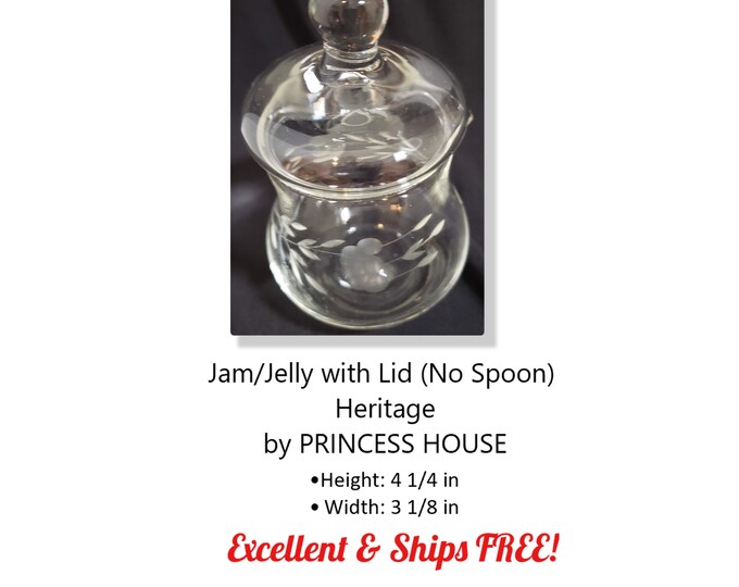 Salt Pepper Shakers Princess House Crystal Salt Shaker Vintage Etsy