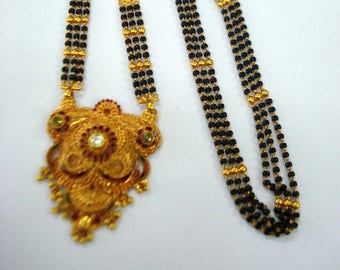 22kt Gold Necklace Pendant Mangalsutra 