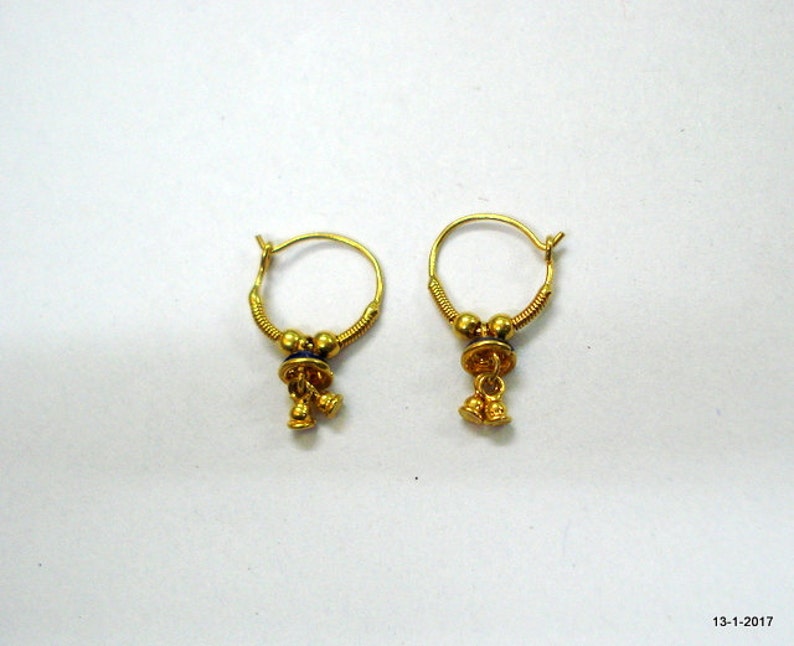 Gold earrings for upper hole Clearance
