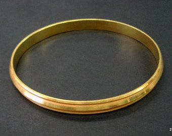 ethnic gold vermeil gold gilded gold plate silver bangle bracelet sikh kada