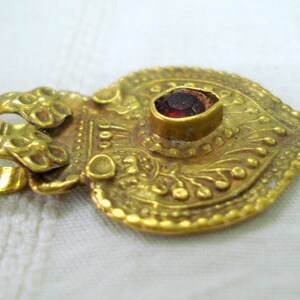 vintage antique old tribal 20k gold pendant necklace gold jewelry image 4