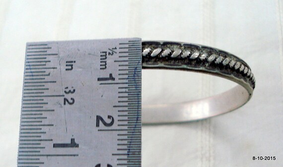 Vintage Antique Tribal Old Silver Bangle Bracelet Chudiyan 4pc Set