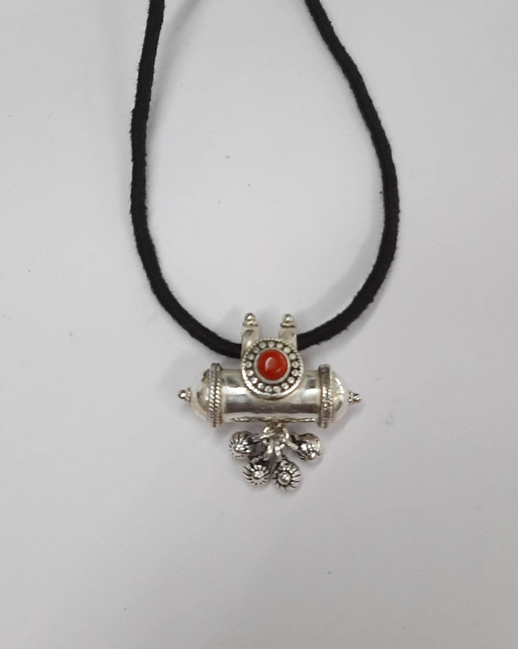 Sterling Silver Necklace Pendant Taweez Box Amulet Handmade