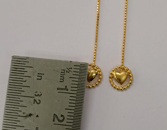 18kt Gold Earrings Sui Dora Earrings Handmade Body Piercing