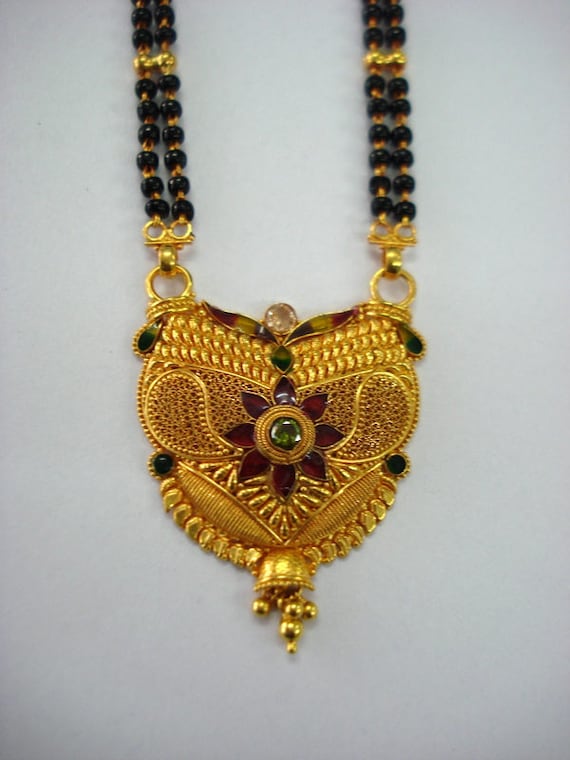 Mangalsutra handmade deals design