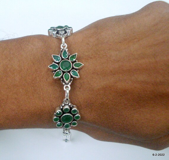 Gemstone cuff best sale bracelet