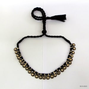 Vintage Antique Ethnic Tribal Old Silver Beads Necklace Rare Handmade jewellery