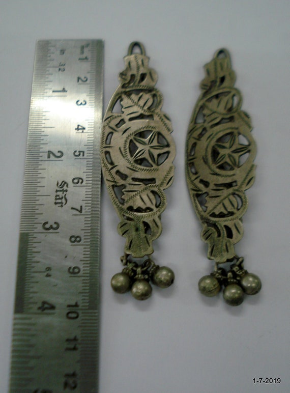 Vintage Antique Tribal Old Silver Hairpin Hair Clip Hair Buckle