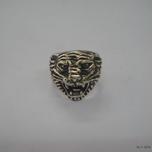 Ethnische Sterling Silber Ring Tiger Ring handgefertigte Silber Ring