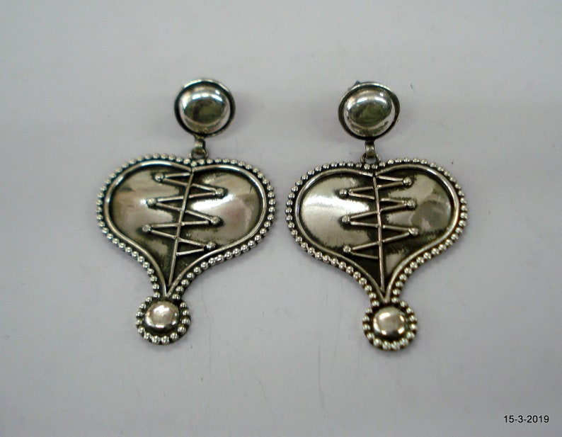 Ethnic earrings sterling silver earrings handmade shops tribal earrings stud earrings