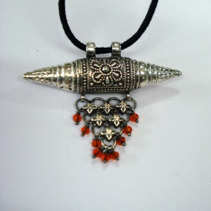 Traditional Design Sterling Silver Pendant Necklace Handmade Jewelry