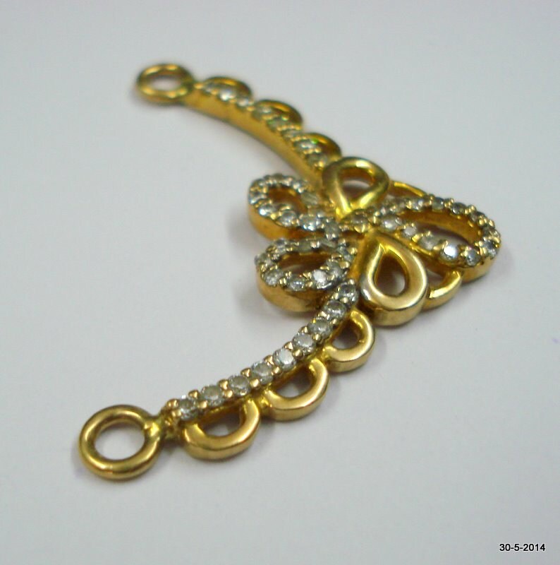 Ethnic 20k Gold Pendant Necklace Handmade Gold Jewelry India Etsy