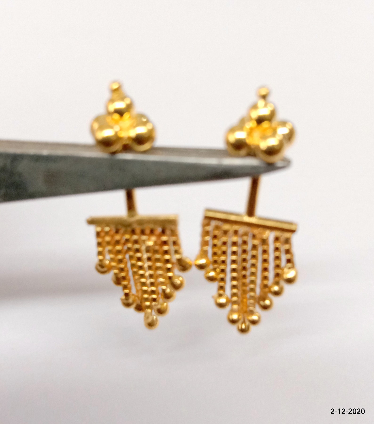 Ethnic 18kt Gold Upper Ear Earrings Barbells Piercing Jewellry Etsy
