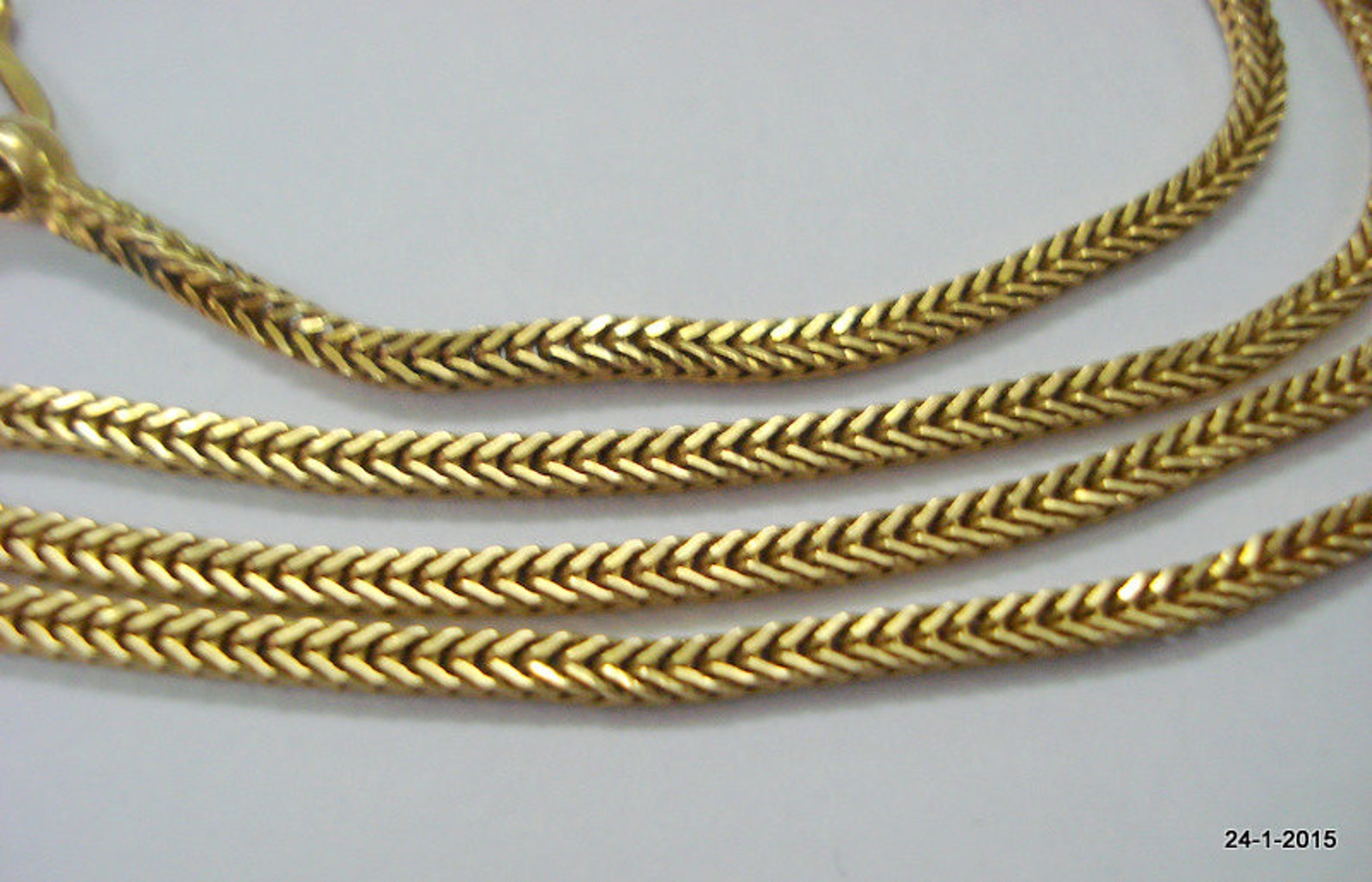 20 Kt Gold Chain Vintage Gold Chain Antique Gold Chain Etsy