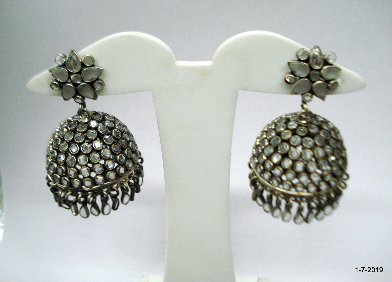 Jharokha handcrafted Sterling Silver Earring