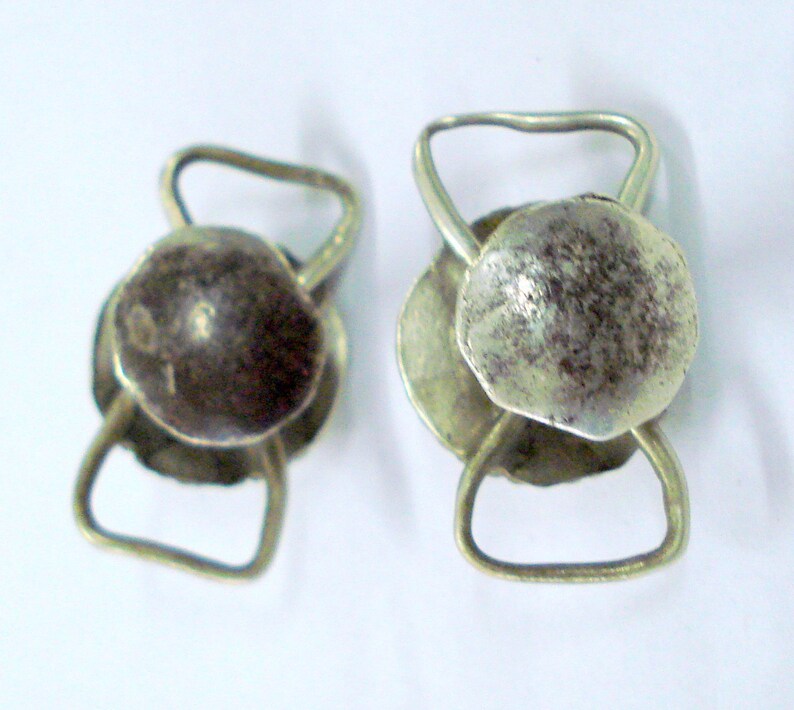 Vintage Antique Tribal Old Silver Ear Plug Earrings Gypsy Etsy