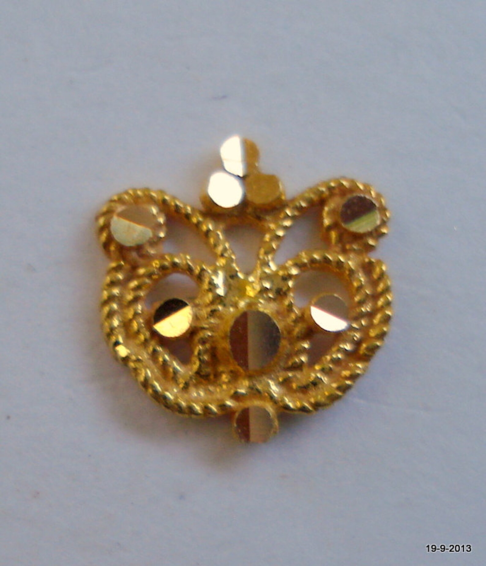 18k Traditional Design Gold Nose Stud Nosepin Rajasthan India Etsy