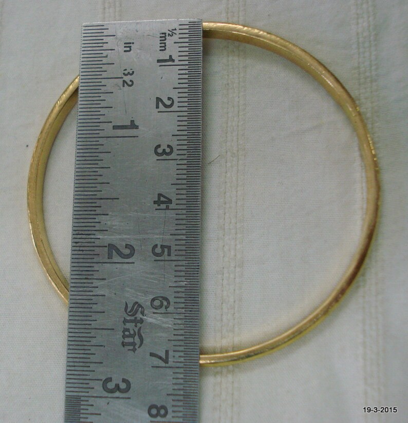 Vintage Antique 22kt Gold Bangle Bracelet 22kt Solid Gold Etsy