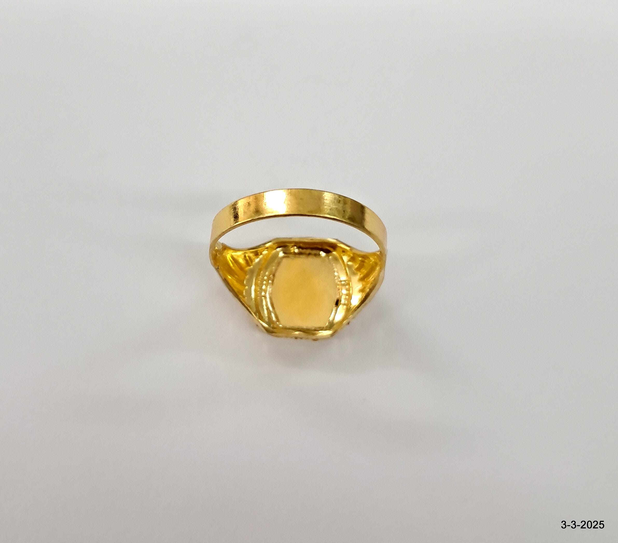 20kt Gold Jewellery Gold Ring Yellow Gold Ring Unisex Gold