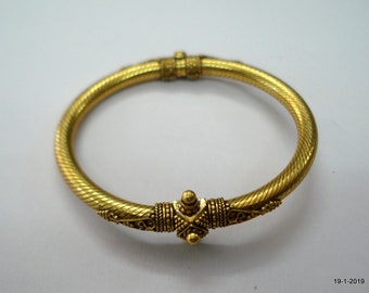 sterling silver gold vermeil gold gilded bangle bracelet gold plated bracelet