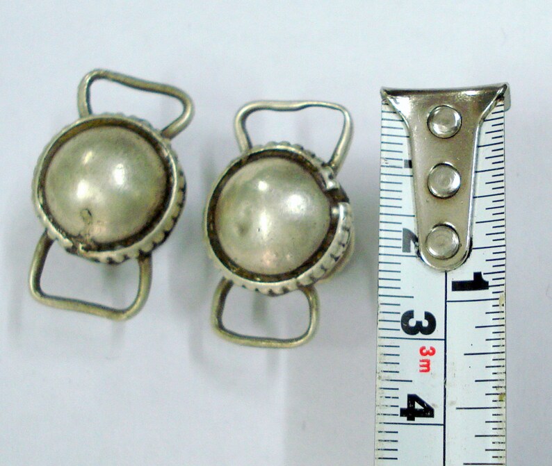 Vintage Antique Tribal Old Silver Ear Plug Earrings Gypsy Etsy