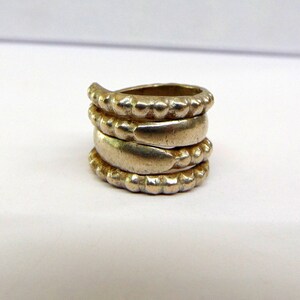 vintage antique ethnic tribal old silver ring coil ring traditional jewellery