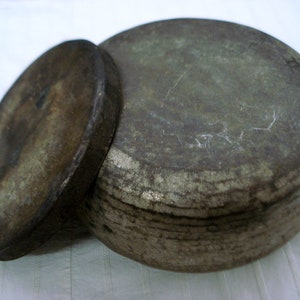 Traditional Collectible Old Metal Chapati Box Bread Box Indian Antiques ...