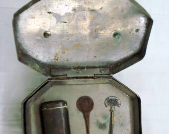 Traditional Collectible Old Pan Dan Betel Nut Box Tobacco box Indian Antiques