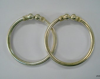 etnische tribale zilveren armband armband kada rajasthan india