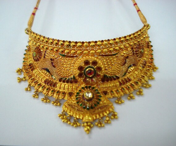 22kt Gold Necklace Choker Necklace 
