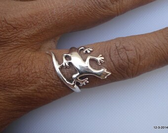 sterling silver ring lizard ring handmade rajasthan india