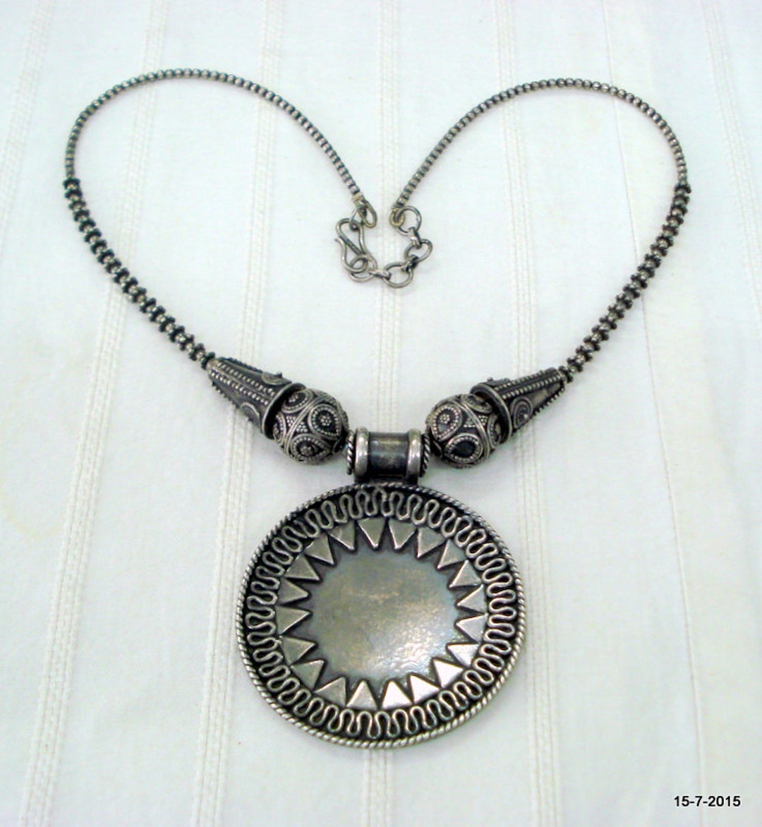 AREA CODE U-4-ME Vintage Sterling Silver Pendant Necklace