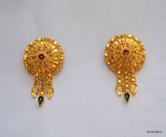 Buy Yellow Gold Earrings for Women by Joyalukkas Online | Ajio.com