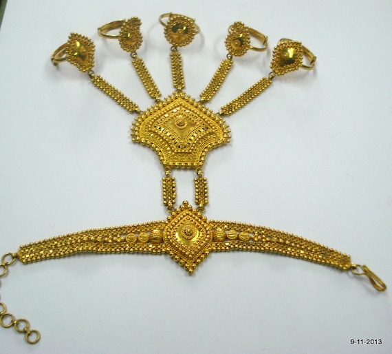Gold hathful design with best sale price