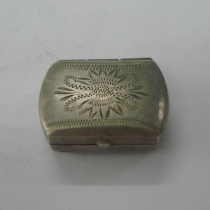 Vintage Antique ethnic Collectible old silver Box handmade silver Box