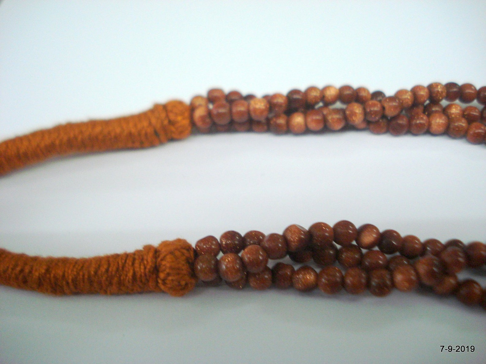 Vintage Sun Sitara Stone Beads Necklace Strand Sun Sitara Etsy