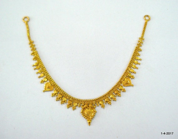 Ethnic 20kt Gold Necklace Choker 