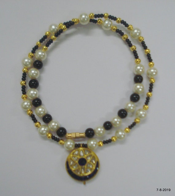 20kt ゴールドビーズネックレス 手作りの伝統的なジュエリー - Etsy 日本