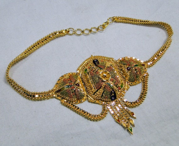 vintage 22kt gold bracelet upper arm bracelet arml