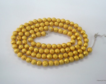 20kt gold beads necklace bracelet elemants 108 pcs. handmade